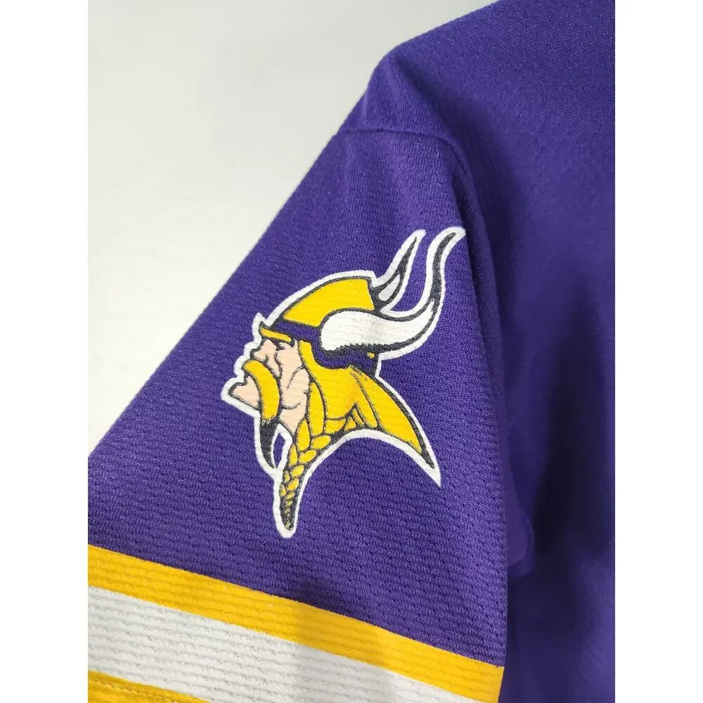 Vintage 90s Minnesota Vikings Brad Johnson Jersey youth large
